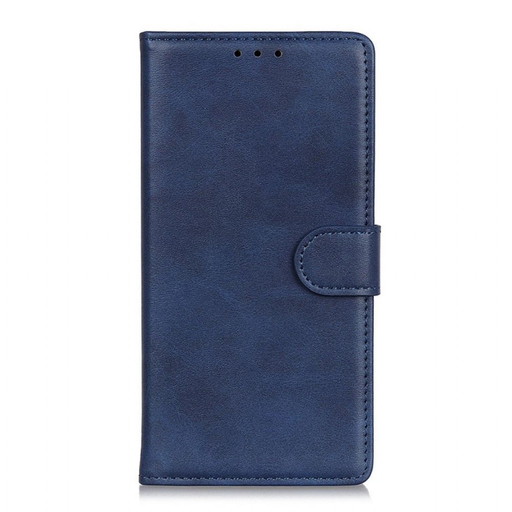 Folio-hoesje voor Honor X8 Retro Leereffect Mat