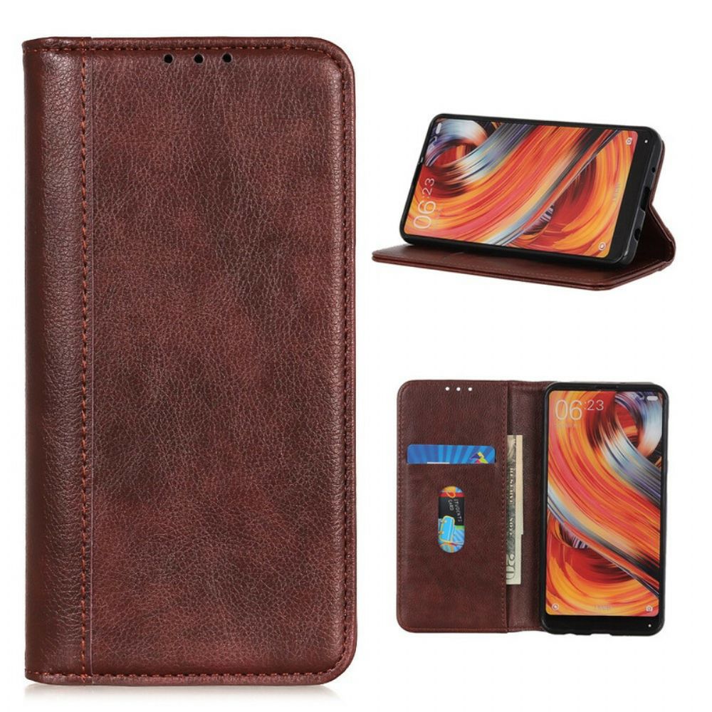 Bescherming Hoesje voor Samsung Galaxy S20 FE Folio-hoesje Klassiek Split Litchi Leer