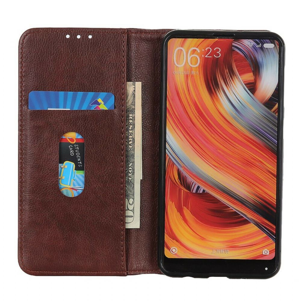 Bescherming Hoesje voor Samsung Galaxy S20 FE Folio-hoesje Klassiek Split Litchi Leer