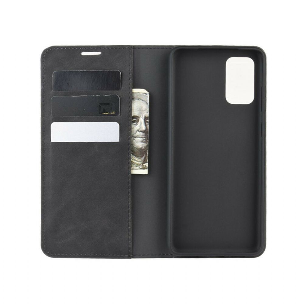 Bescherming Hoesje voor Samsung Galaxy S20 FE Folio-hoesje Zacht Leereffect