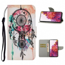 Flip Case voor Samsung Galaxy S20 FE Dreamcatcher Aquarel