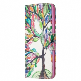 Flip Case voor Samsung Galaxy S20 FE Gekleurde Boom