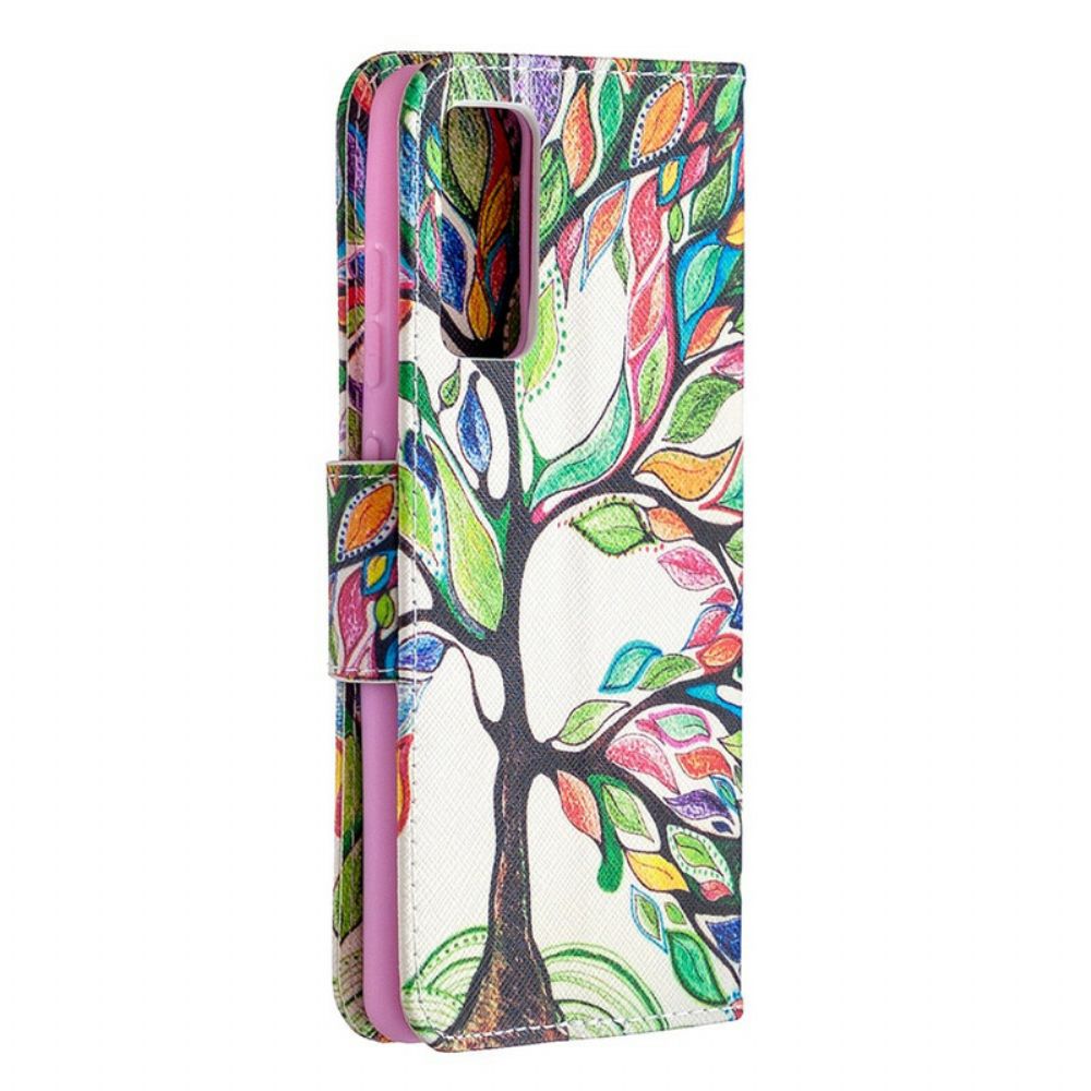 Flip Case voor Samsung Galaxy S20 FE Gekleurde Boom