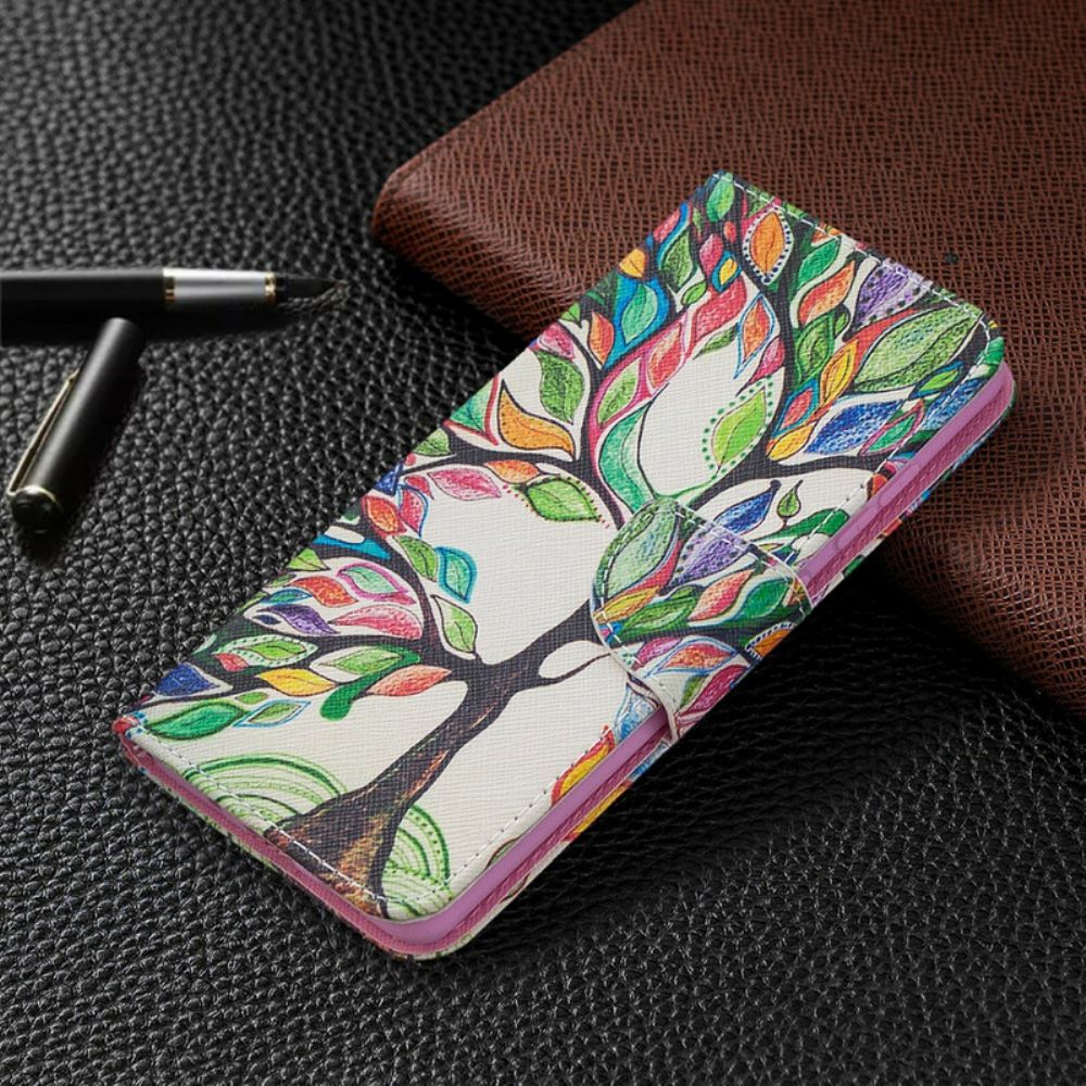 Flip Case voor Samsung Galaxy S20 FE Gekleurde Boom