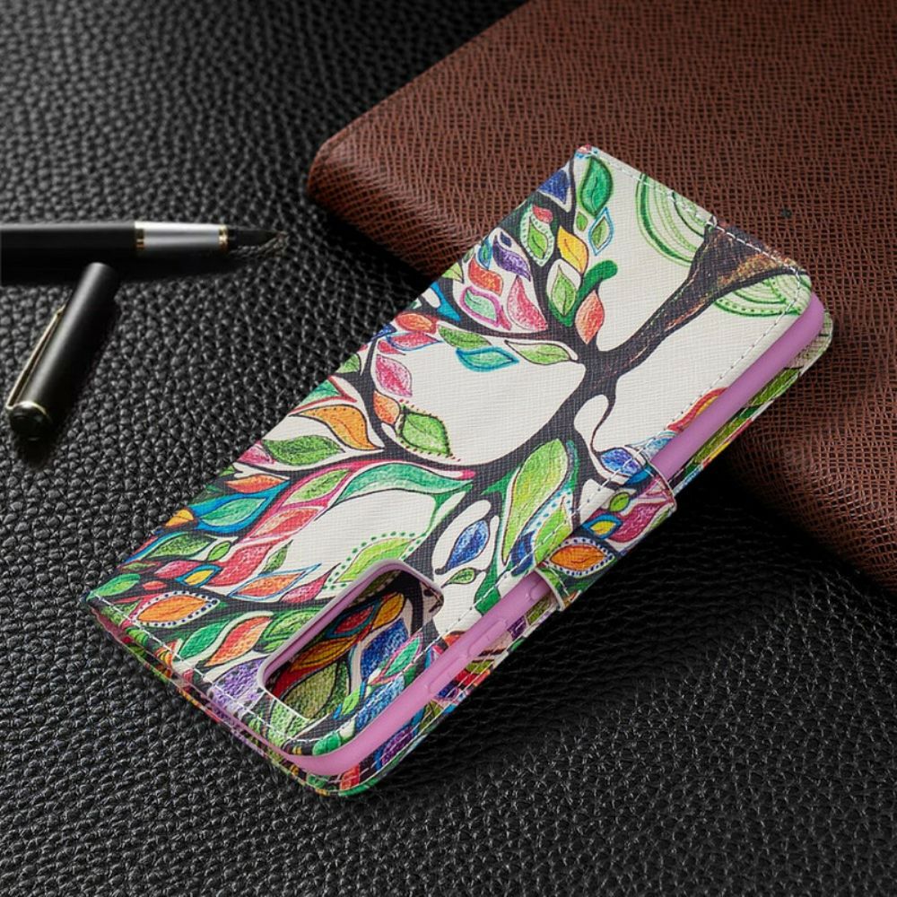 Flip Case voor Samsung Galaxy S20 FE Gekleurde Boom