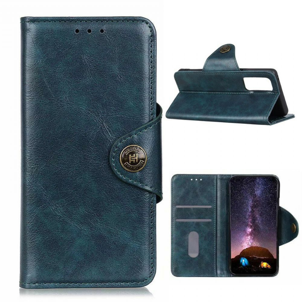 Flip Case voor Samsung Galaxy S20 FE Glanzend Imitatieleer Khazneh