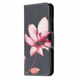 Flip Case voor Samsung Galaxy S20 FE Roze Bloem