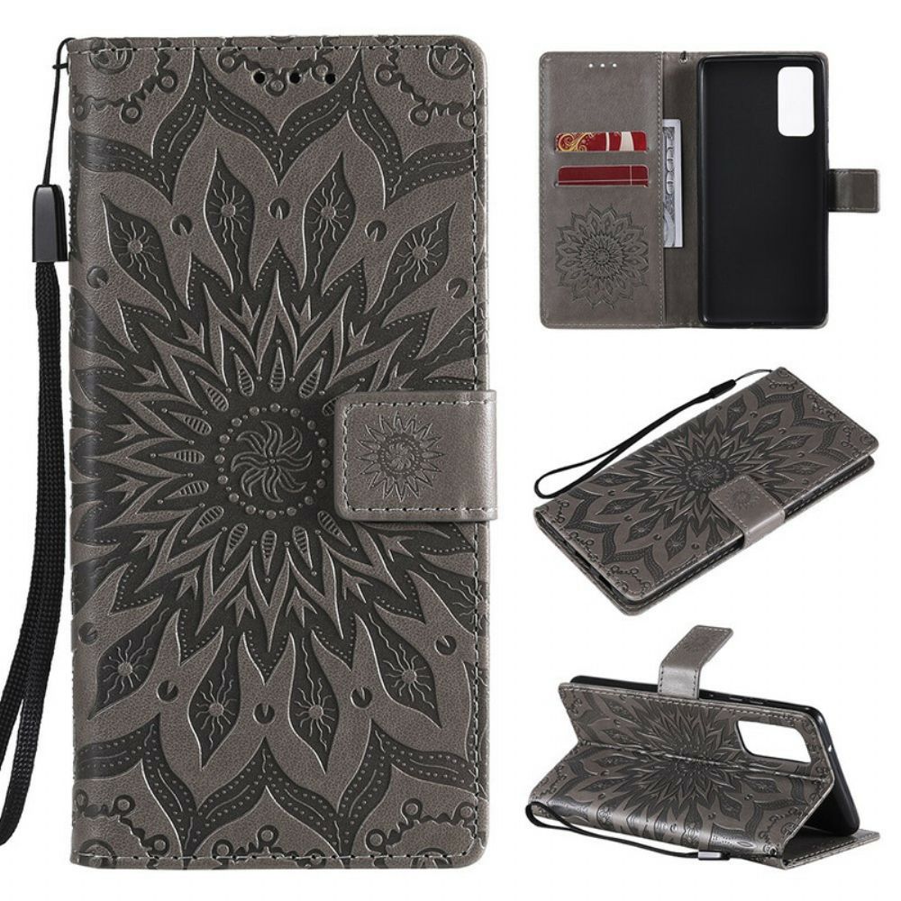 Flip Case voor Samsung Galaxy S20 FE Zonnebloem