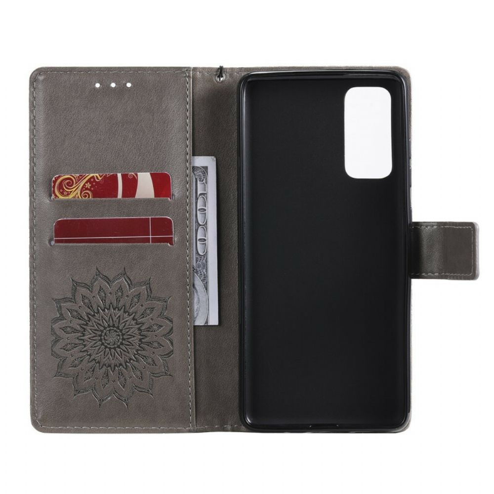 Flip Case voor Samsung Galaxy S20 FE Zonnebloem