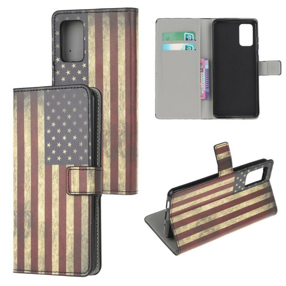 Folio-hoesje voor Samsung Galaxy S20 FE Amerikaanse Vlag