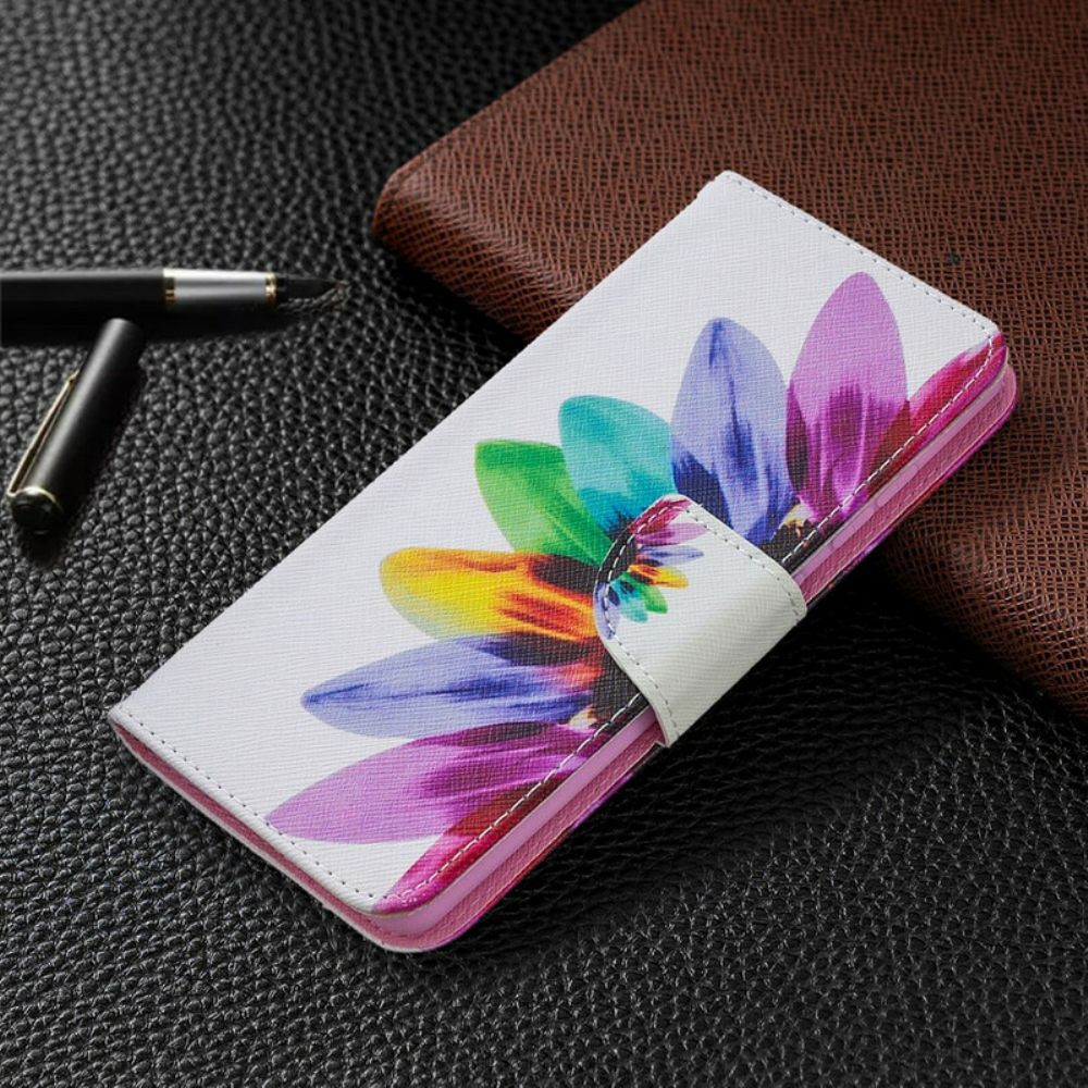 Folio-hoesje voor Samsung Galaxy S20 FE Aquarel Bloem