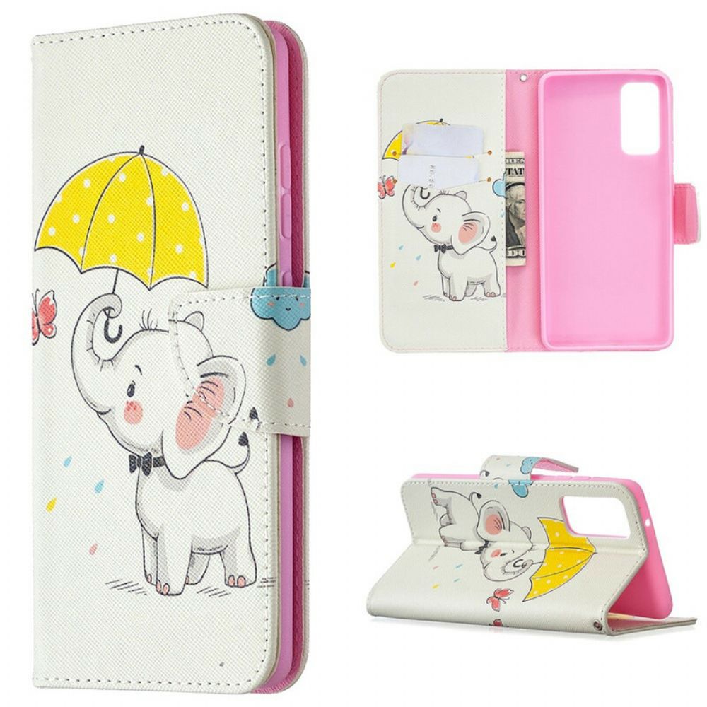 Folio-hoesje voor Samsung Galaxy S20 FE Babyolifant