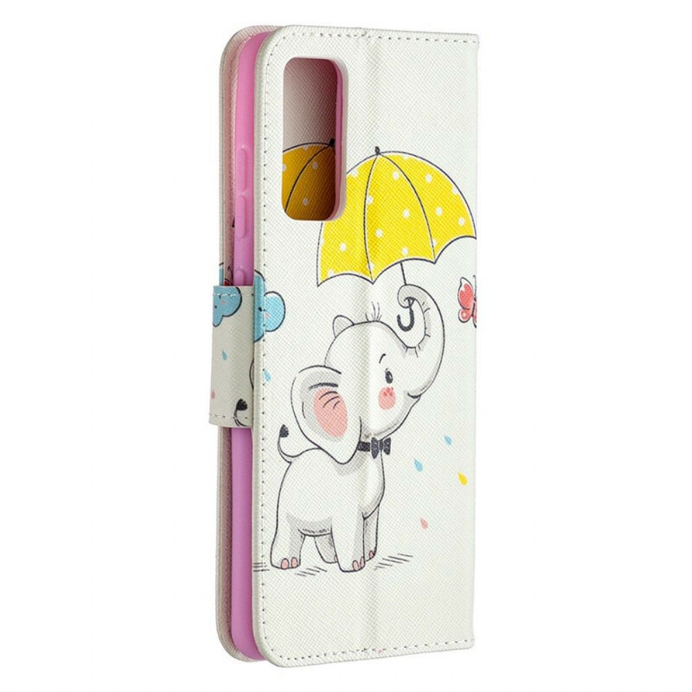 Folio-hoesje voor Samsung Galaxy S20 FE Babyolifant