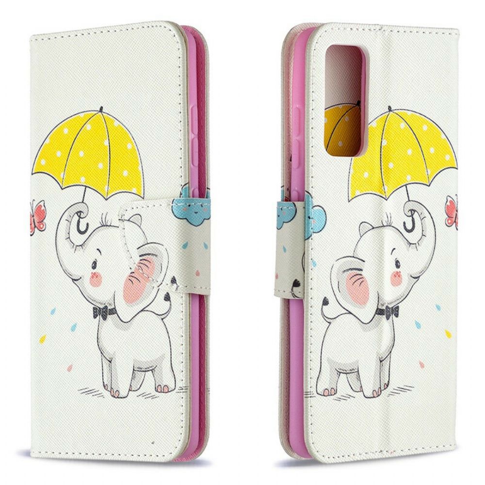 Folio-hoesje voor Samsung Galaxy S20 FE Babyolifant