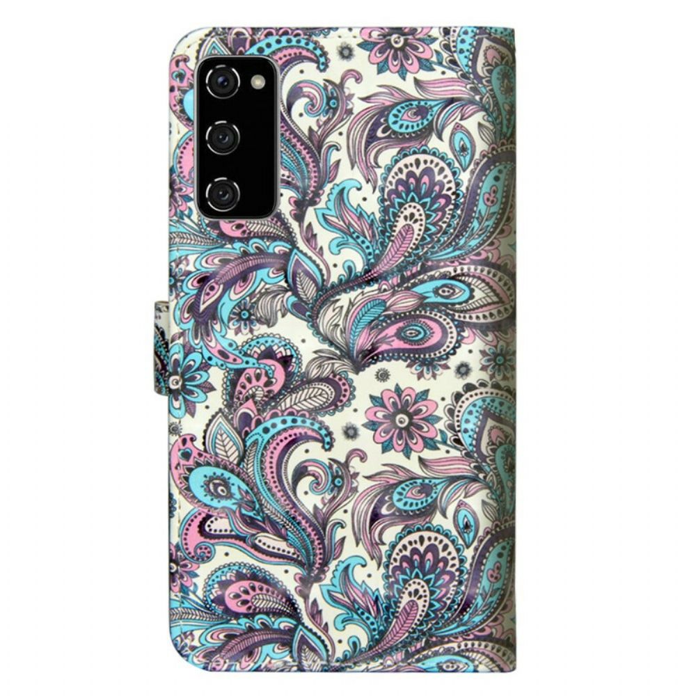 Folio-hoesje voor Samsung Galaxy S20 FE Bloemen Patronen