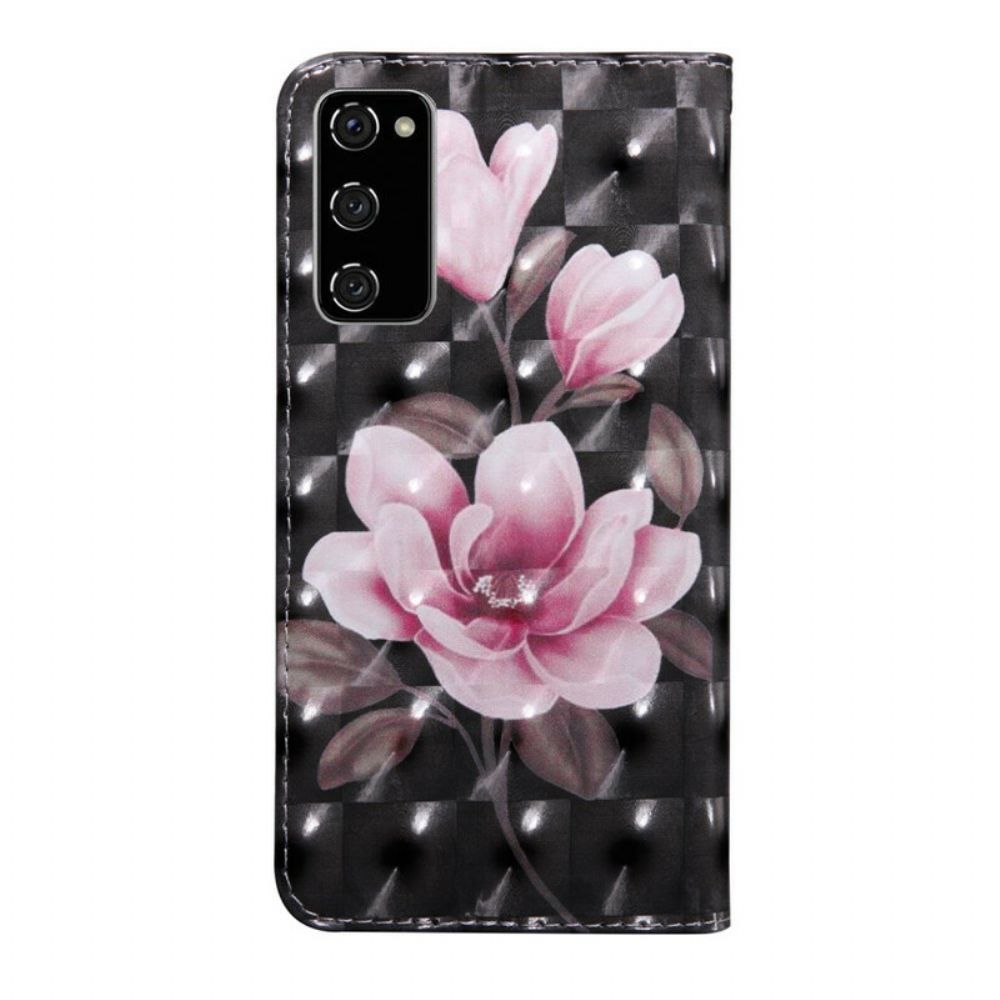 Folio-hoesje voor Samsung Galaxy S20 FE Bloesem Bloemen