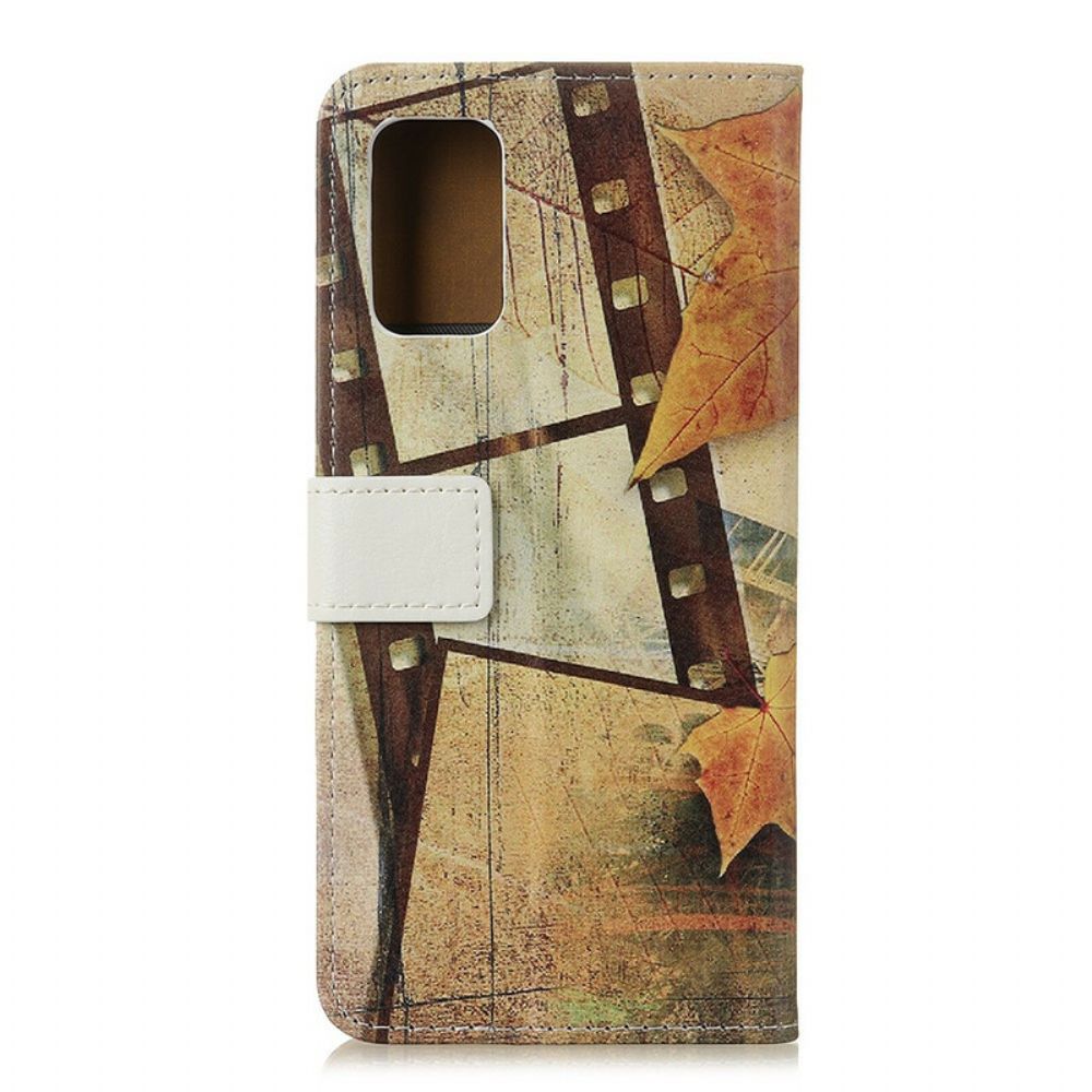 Folio-hoesje voor Samsung Galaxy S20 FE Eiffeltoren In De Herfst