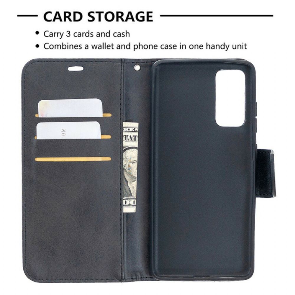 Folio-hoesje voor Samsung Galaxy S20 FE Flip Case Gladde Schuine Klep