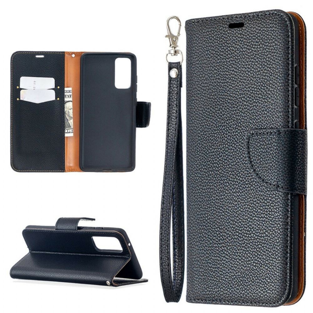 Folio-hoesje voor Samsung Galaxy S20 FE Flip Case Litchi Flap Schuin