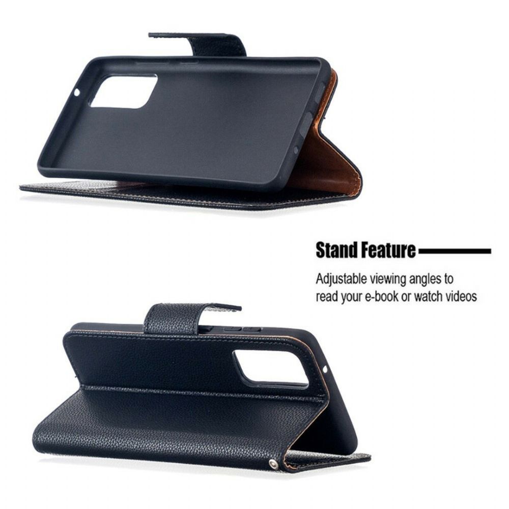 Folio-hoesje voor Samsung Galaxy S20 FE Flip Case Litchi Flap Schuin