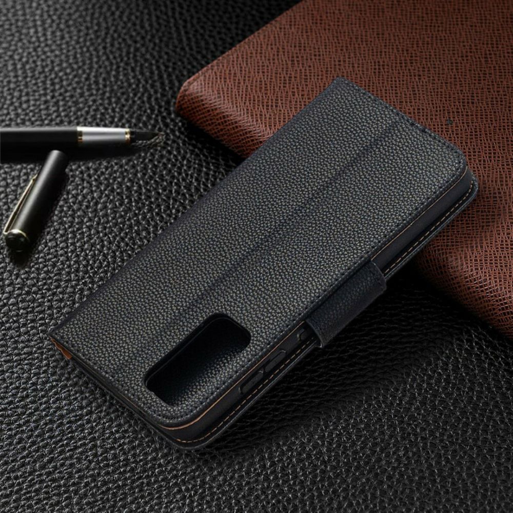 Folio-hoesje voor Samsung Galaxy S20 FE Flip Case Litchi Flap Schuin