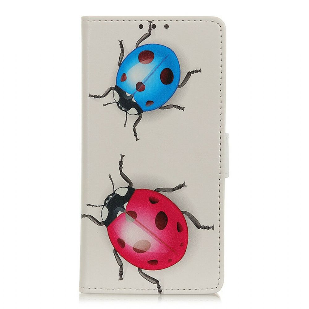 Folio-hoesje voor Samsung Galaxy S20 FE Lieveheersbeestjes