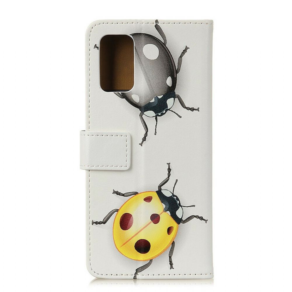 Folio-hoesje voor Samsung Galaxy S20 FE Lieveheersbeestjes