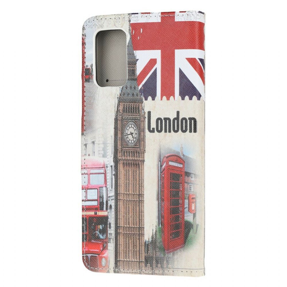 Folio-hoesje voor Samsung Galaxy S20 FE Londen Leven