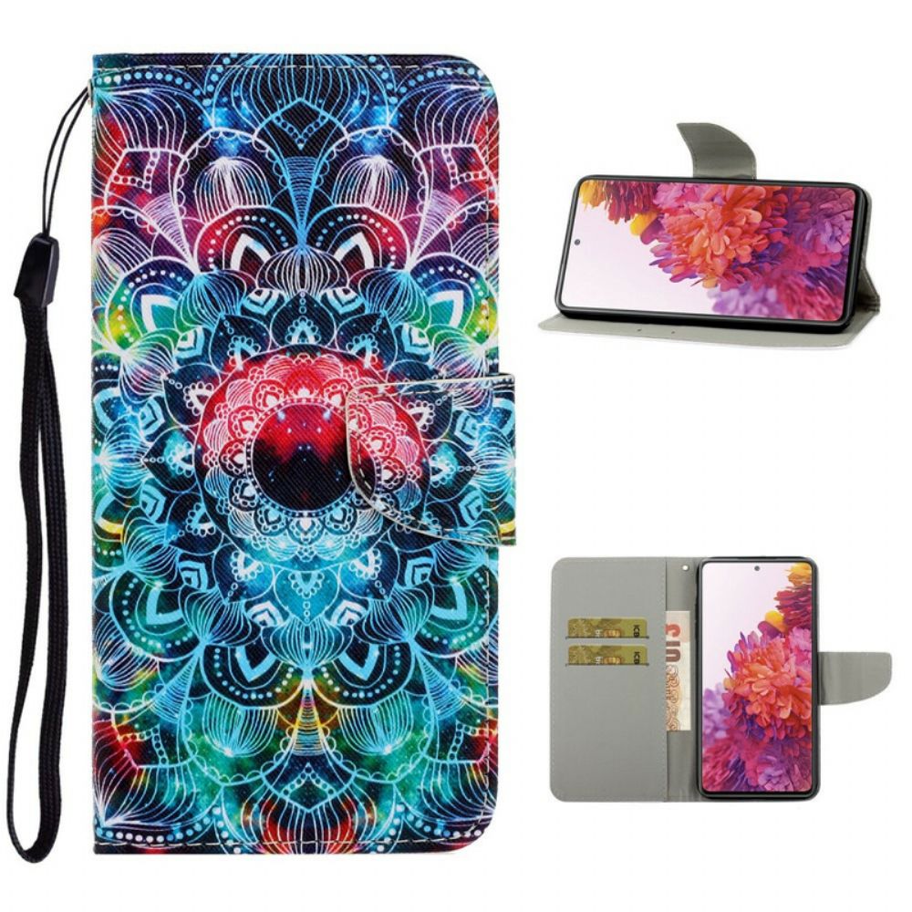 Folio-hoesje voor Samsung Galaxy S20 FE Mandala In De Lucht