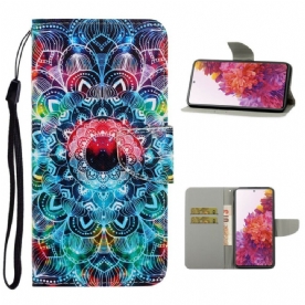 Folio-hoesje voor Samsung Galaxy S20 FE Mandala In De Lucht