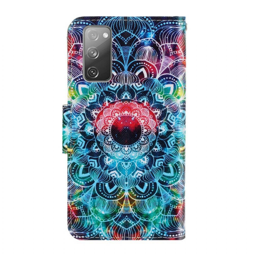 Folio-hoesje voor Samsung Galaxy S20 FE Mandala In De Lucht