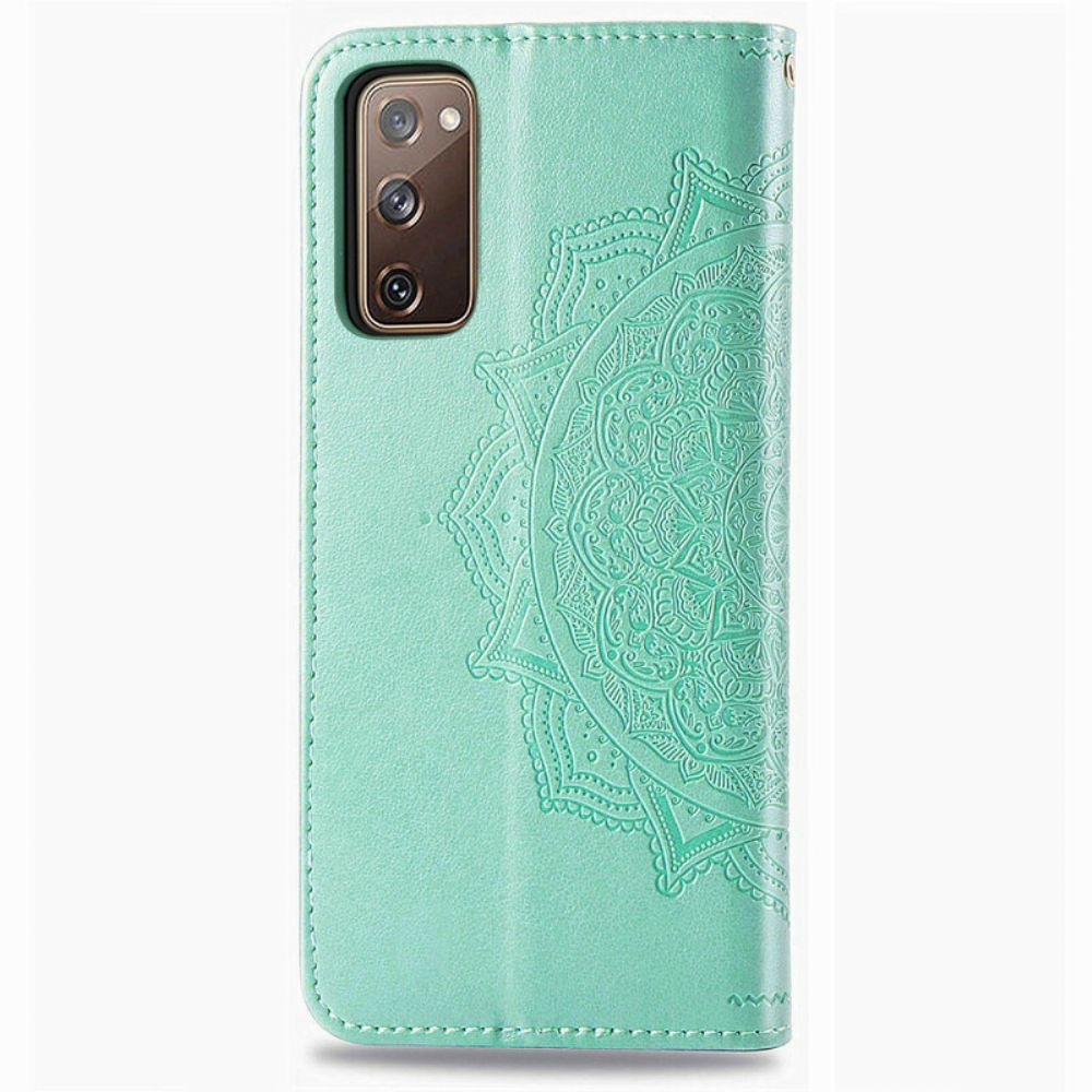 Folio-hoesje voor Samsung Galaxy S20 FE Mandala Van Middelbare Leeftijd