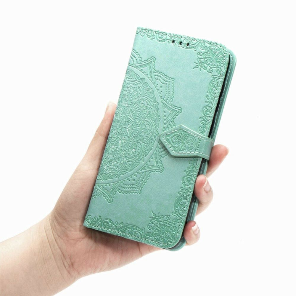 Folio-hoesje voor Samsung Galaxy S20 FE Mandala Van Middelbare Leeftijd