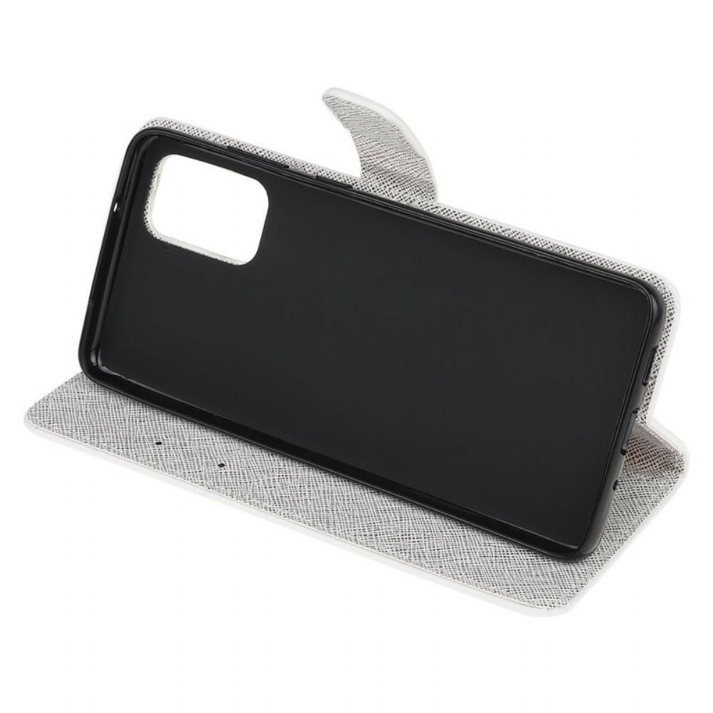 Folio-hoesje voor Samsung Galaxy S20 FE Met Ketting Funky Katten Met Riem