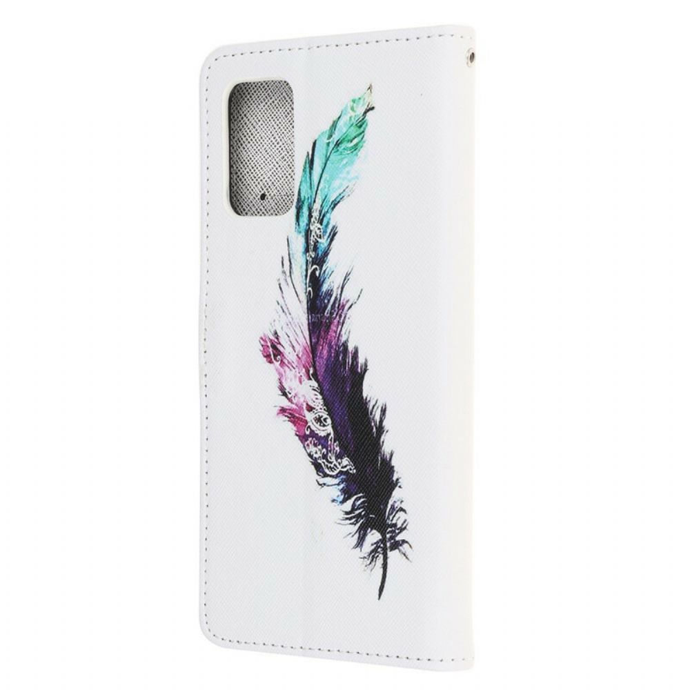 Folio-hoesje voor Samsung Galaxy S20 FE Met Ketting Thong Veer