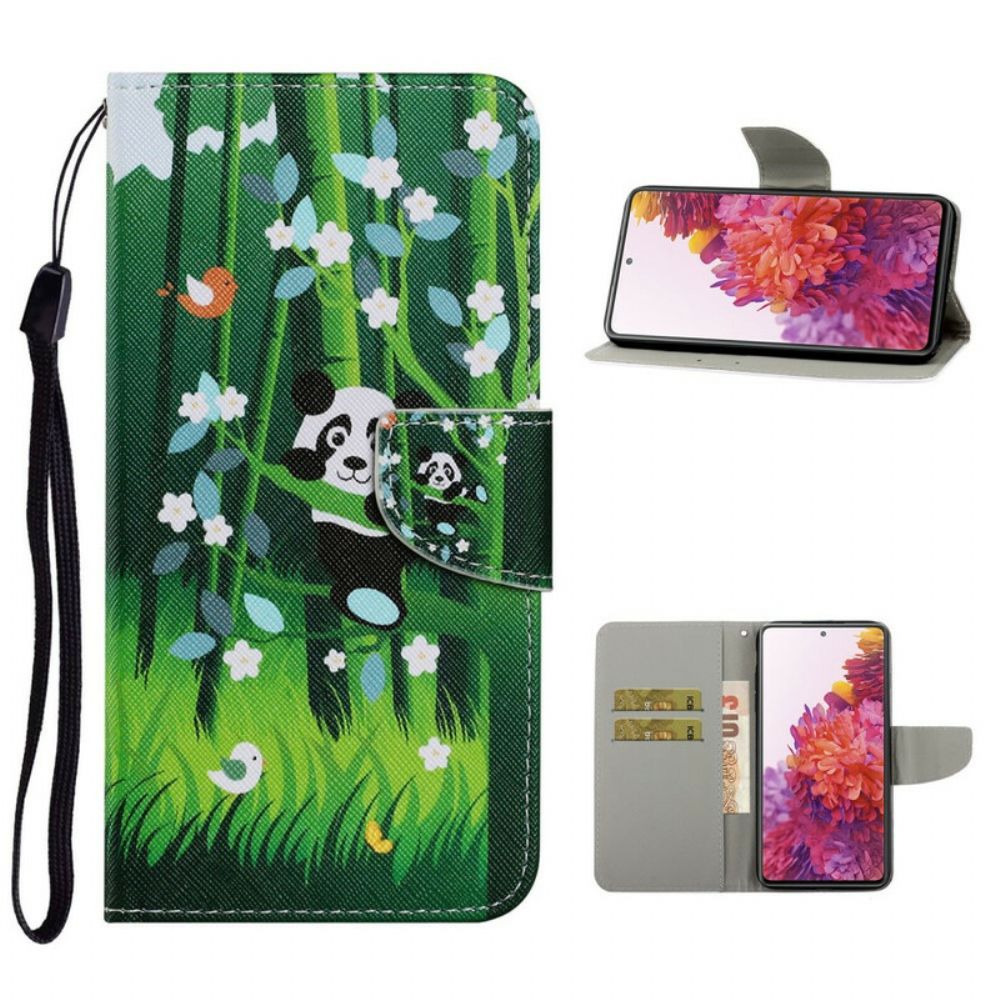 Folio-hoesje voor Samsung Galaxy S20 FE Pandawandeling