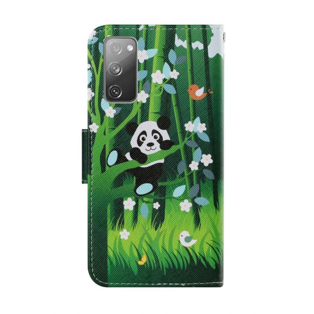 Folio-hoesje voor Samsung Galaxy S20 FE Pandawandeling