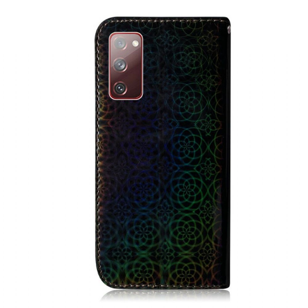 Folio-hoesje voor Samsung Galaxy S20 FE Pure Kleur