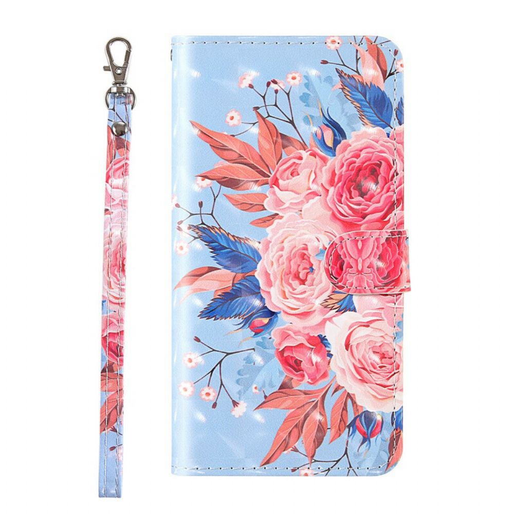 Folio-hoesje voor Samsung Galaxy S20 FE Romantische Spot Met Lanyard