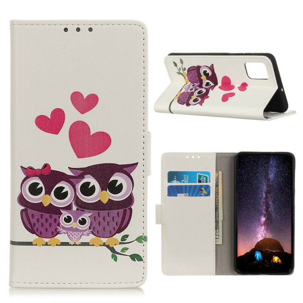 Folio-hoesje voor Samsung Galaxy S20 FE Uilenfamilie