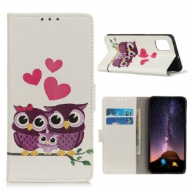 Folio-hoesje voor Samsung Galaxy S20 FE Uilenfamilie