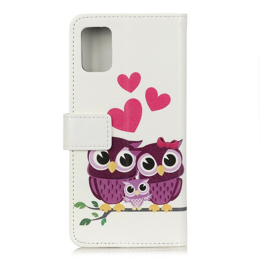 Folio-hoesje voor Samsung Galaxy S20 FE Uilenfamilie