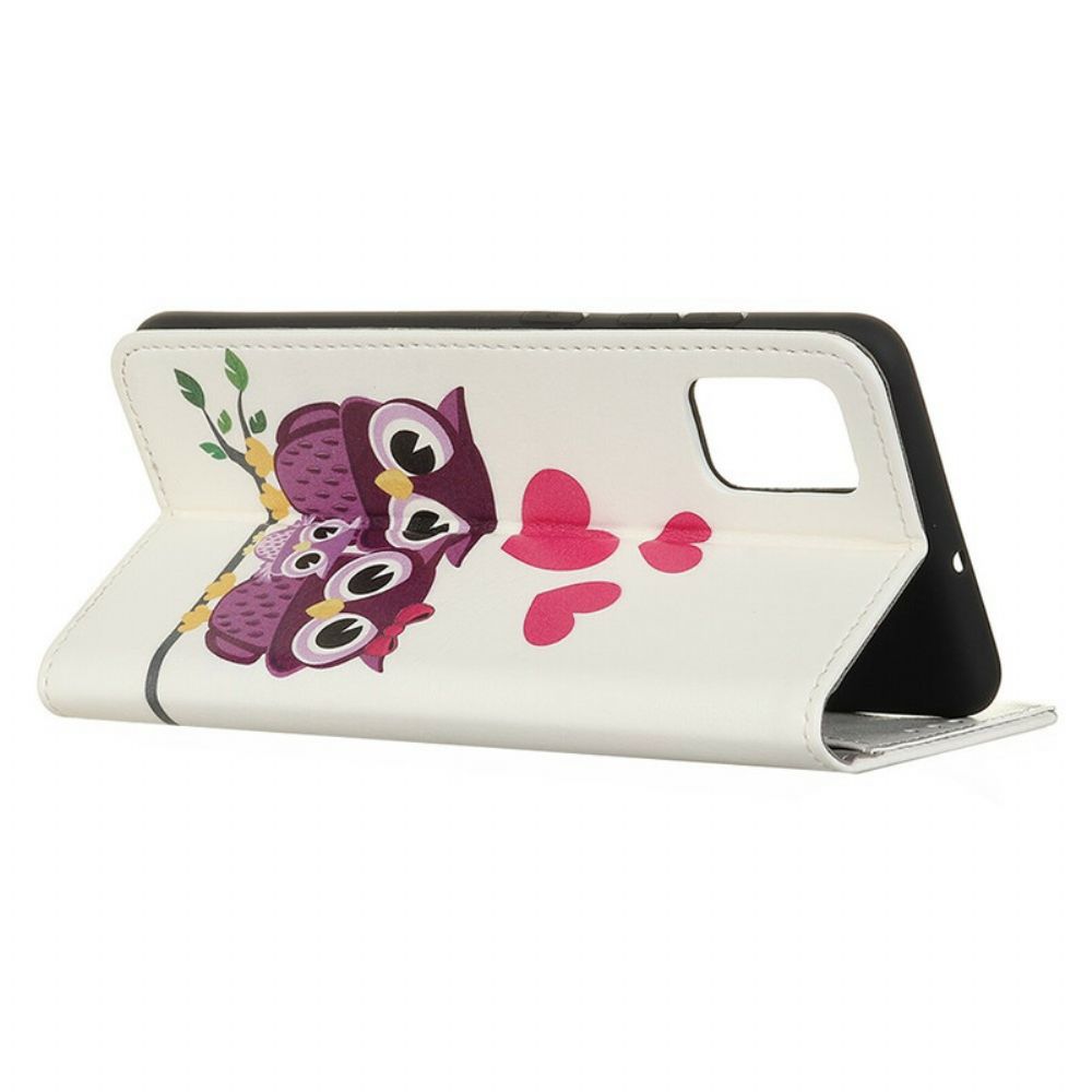 Folio-hoesje voor Samsung Galaxy S20 FE Uilenfamilie