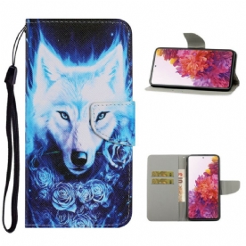 Folio-hoesje voor Samsung Galaxy S20 FE Witte Wolf