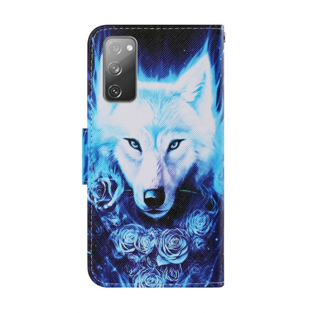 Folio-hoesje voor Samsung Galaxy S20 FE Witte Wolf