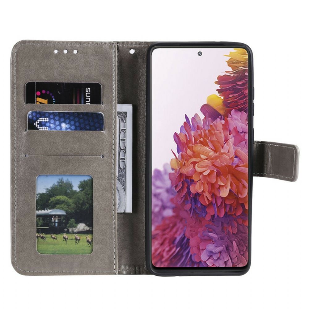 Folio-hoesje voor Samsung Galaxy S20 FE Zon Mandala