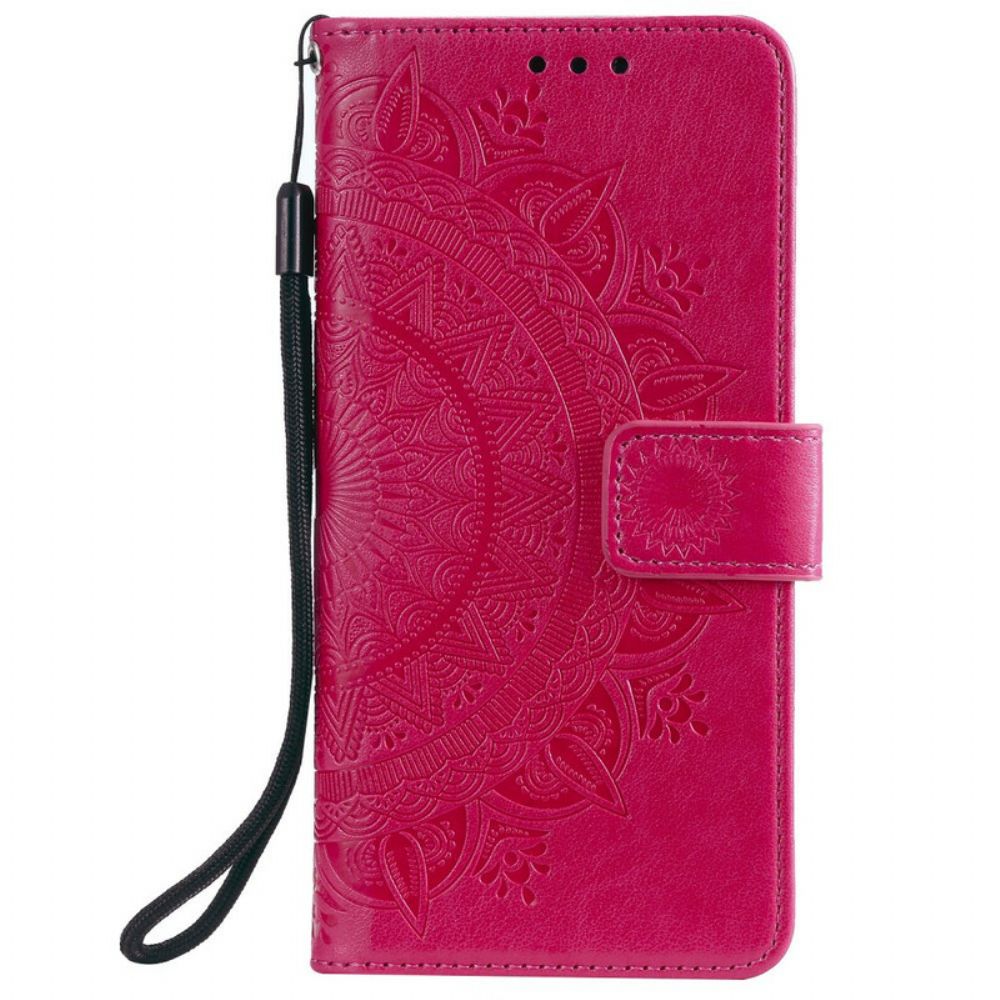 Folio-hoesje voor Samsung Galaxy S20 FE Zon Mandala