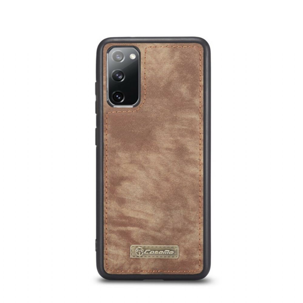 Hoesje Folio-hoesje voor Samsung Galaxy S20 FE Caseme Afneembaar