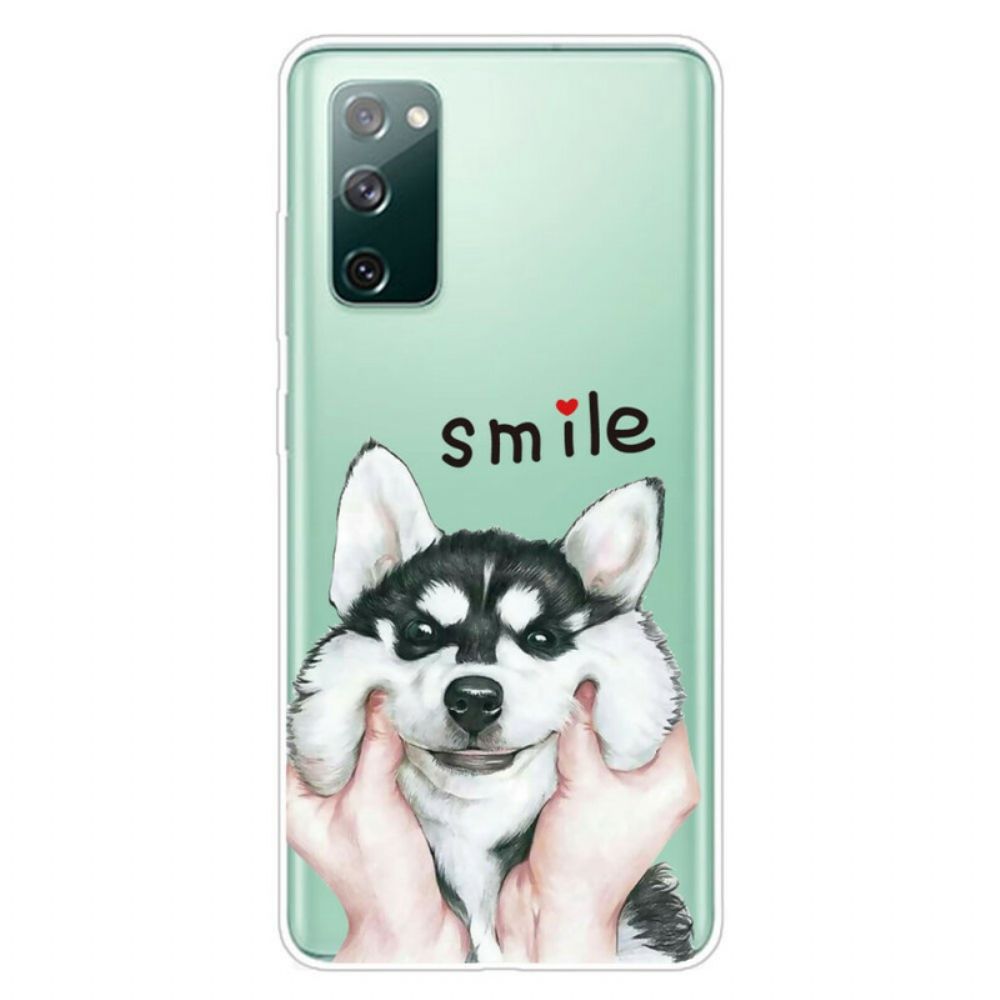 Hoesje voor Samsung Galaxy S20 FE Glimlach Hond