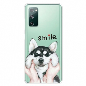 Hoesje voor Samsung Galaxy S20 FE Glimlach Hond